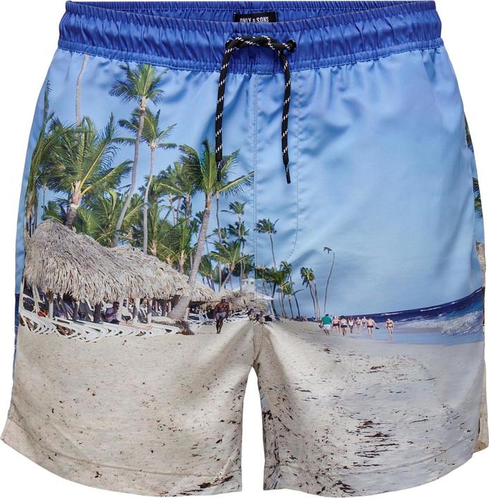 Only & Sons Onsted Life Short Swim Beach Aop