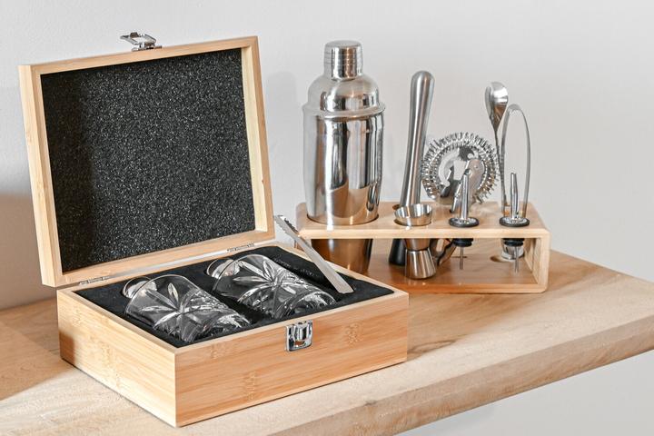 Produktbild Esprit Whisky-Set Home natürlich Bambus Kristall (Whiskygläser)
