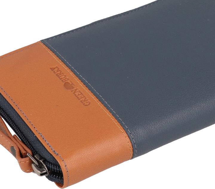 Actual product image Greenburry Nappa Geldbörse RFID Schutz Leder 19.5 cm