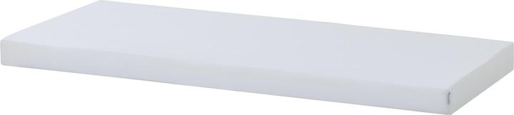 Actual product image Hoppekids Foam mattress incl. cover, 70x160 cm, height 9cm, white (70 x 160 cm)