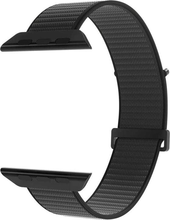 Actual product image Puro Nylon Sport - Pasek do Apple Watch 42/44/45/49 mm (Czarny) (45 mm, 44 mm, 42 mm, 49 mm, Nylon)