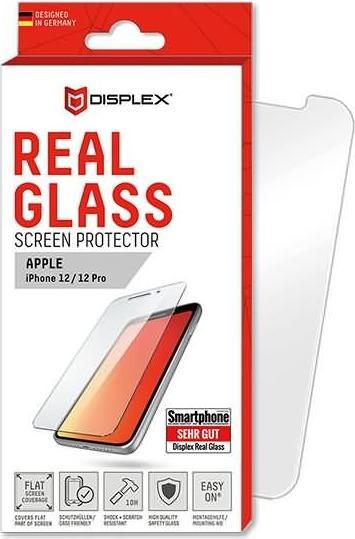 Image du produit Displex Real Glass, 2D Panzerglas (1 pièce(s), Realme 12 Pro+, Apple iPhone 12)