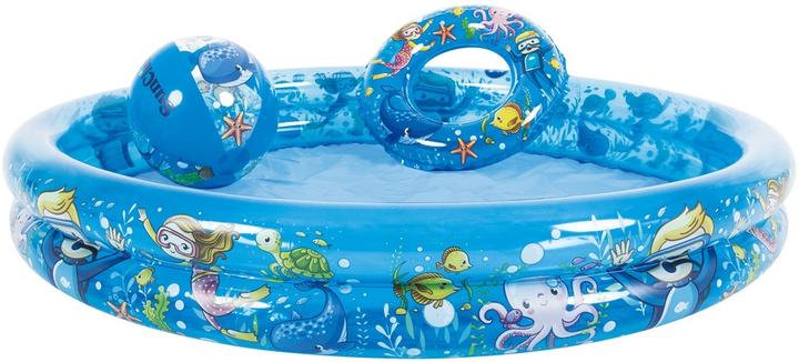 Immagine prodotto Jilong Piscina a 2 anelli Marine Life con palla/anello