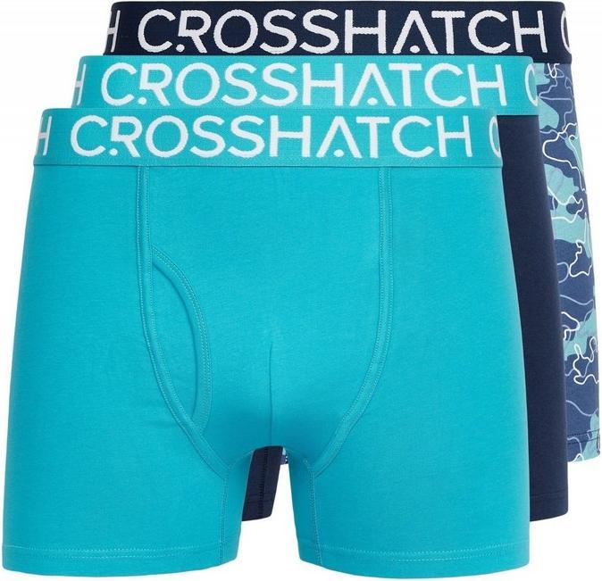 Crosshatch Mens Lynol Boxer Shorts (Pack of 3) (L, 3er Pack)