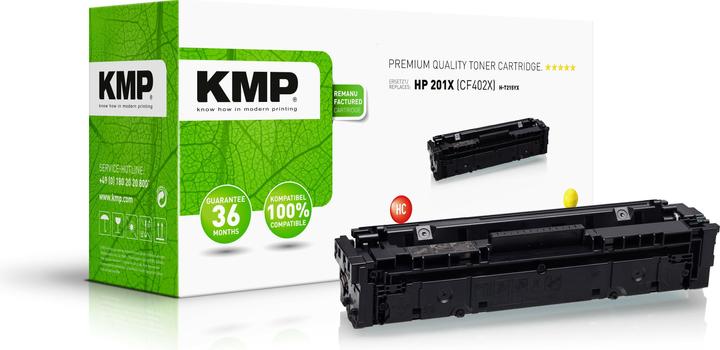 Produktbild KMP Toner ersetzt HP201X (CF402X) (Y)