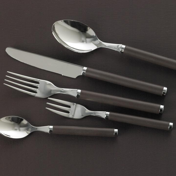 Immagine prodotto Villeroy & Boch Set di posate 24 pezzi Play! marrone cioccolato (24 Pezzo/i, Set di posate)
