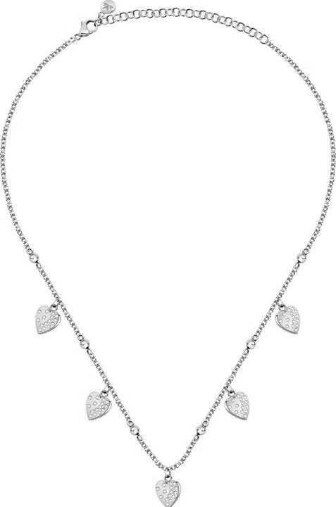 Immagine prodotto Morellato Collo Passioni + Cristallo Bianco (Acciaio inossidabile, 38 - 45 cm)