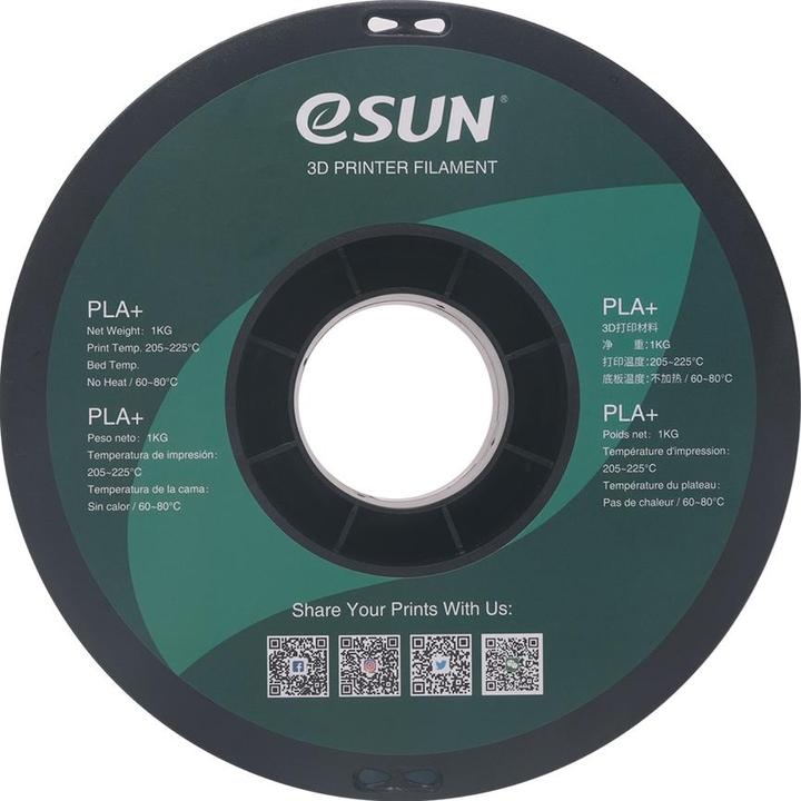 Actual product image eSUN PLA+ Space Blue Filament 1.75mm 1Kg (PLA+, 1.75 mm, 1000 g, Blue)