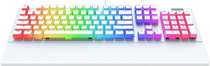 Produktbild SPC Gear GK650K Omnis Kailh Brown RGB Onyx Baltas Pudding Edition (Eng. Int., Kabelgebunden)