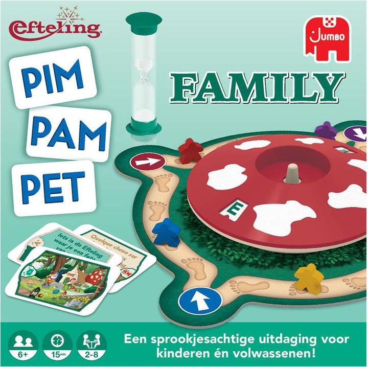 Actual product image Jumbo Pim Pam pet family Efteling (Dutch)