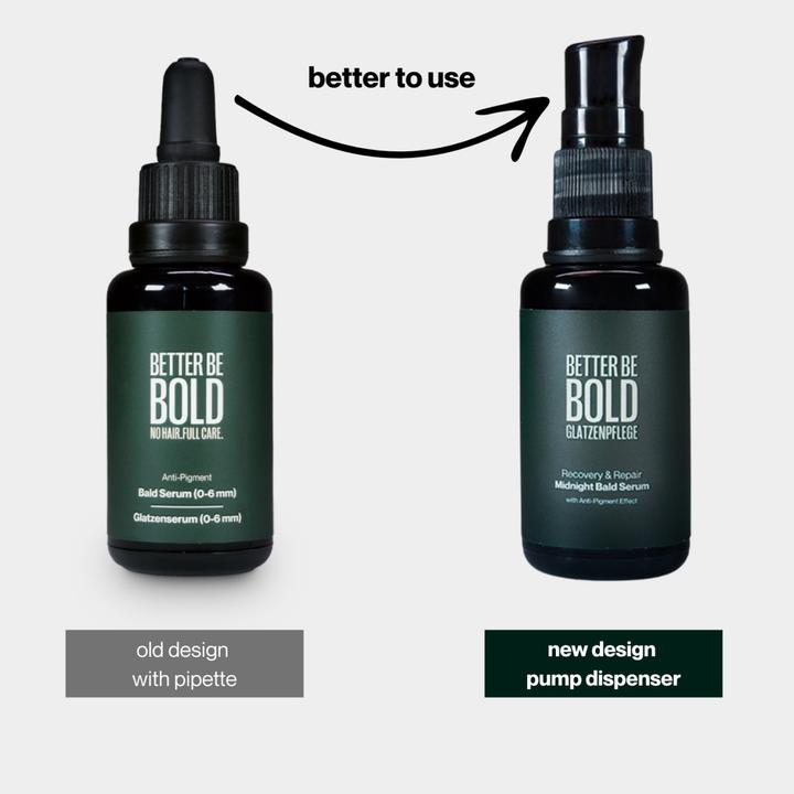 Actual product image Better be bold Bartöl und Glatzenöl - Bald Head & Beard Oil with Diamond Shine-Effect