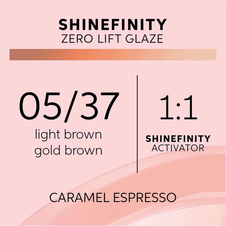 Immagine prodotto Wella Shinefinity (Caramel, Espresso, 05/37 Marrone chiaro Marrone oro)