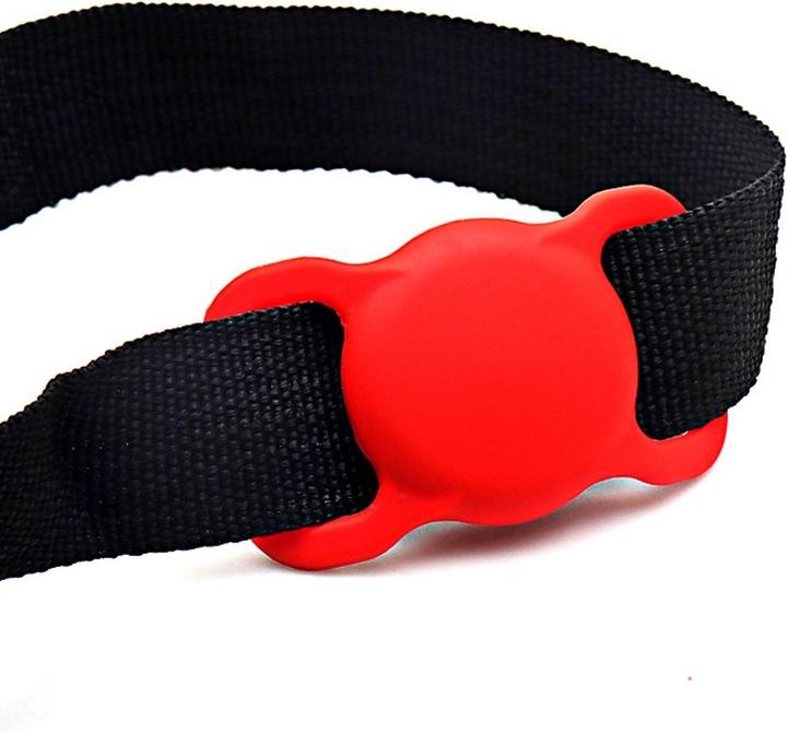Produktbild Ueli Express Silikon Hunde und Katzen Halsband Halterung für Apple AirTag Schwarz