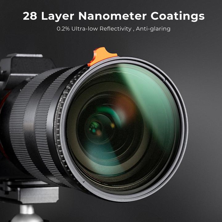 Image du produit K&F Concept Filtre pour objectif 55MM ND2-ND400 variable (1-9 Stops) 28 couches vertes multicouches HD