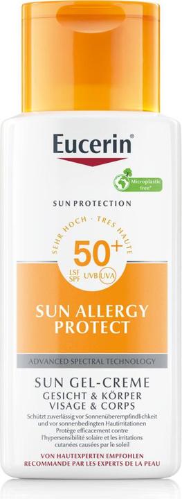 Eucerin SUN Allergy Protect Gesicht & Körper LSF 50+ (Sonnencreme, SPF 50, 150 ml, 176 g)