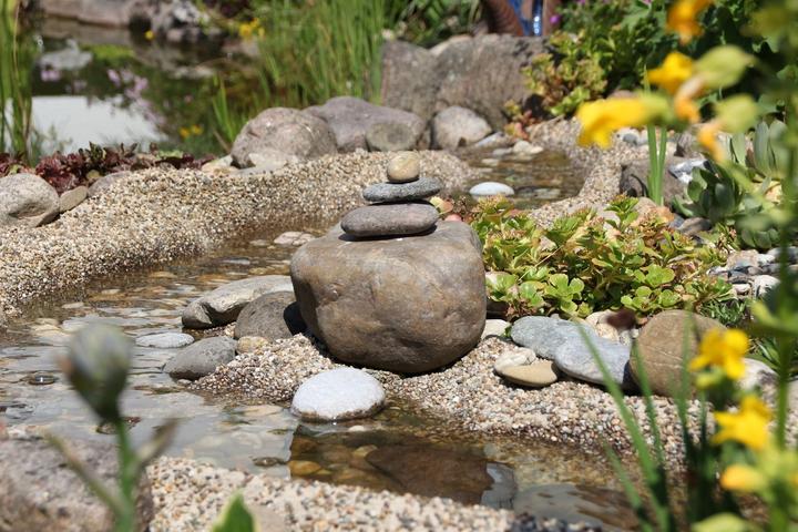 Produktbild Aquagart Steinfolie 2m x 1m breit Für Bachlauf Ufer Teichfolie Teich Folie Sandfarben