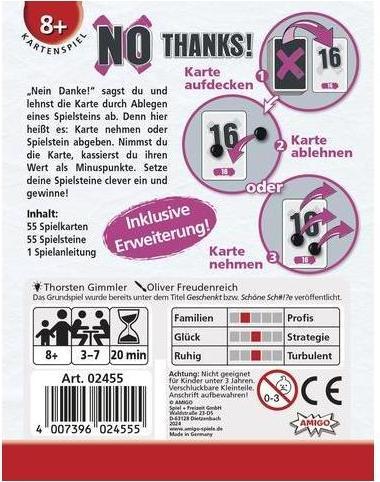 Image du produit Amigo No Thanks, d (Allemand)