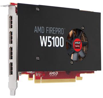 Produktbild AMD FirePro W5100, 4GB GDDR5 (4 GB)