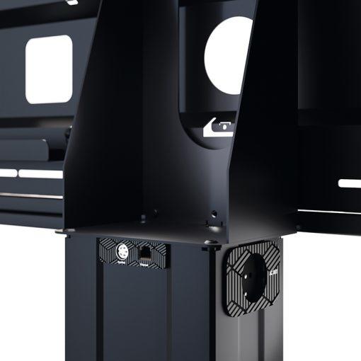 Actual product image Hagor HP Lift Mobile mob. motor. height adj. Liftsys. 140-254cm 55-100inch VESA max 900x600mm Travel (100", 135 kg)