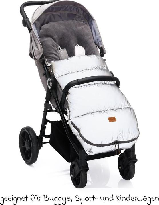Produktbild Fillikid Fusssäcke für Kinderwagen & Buggys Fleece-Fusssack Kinley Reflect mit reflektierendem