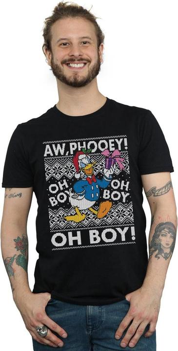 Immagine prodotto Disney Donald Duck Christmas Fair Isle Maglietta Uomo (XXL)