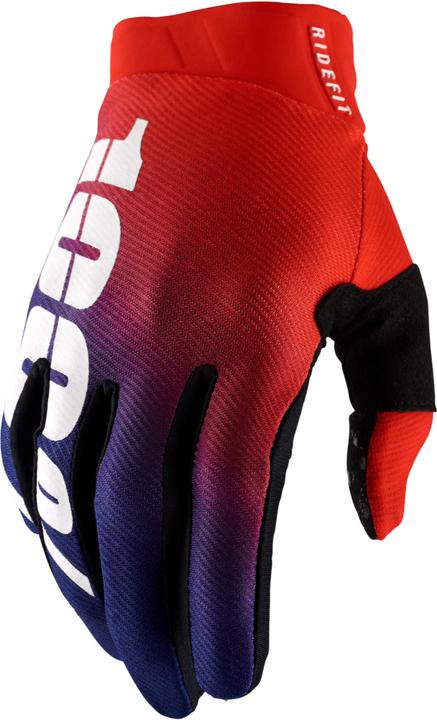 Actual product image 100% Gloves Ridefit SP21 Red Size S (S)