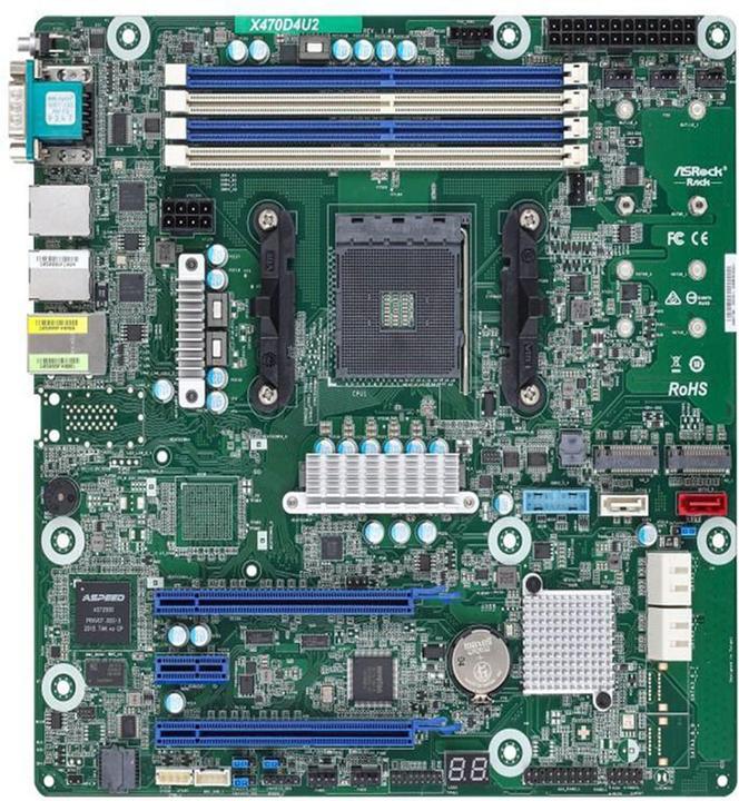 Immagine prodotto AsRock X470D4U2-2T (AM4, AMD X470, mATX)