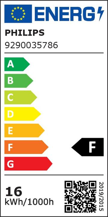 Energy Label Philips LED fluorescent tube (G13, 16 W, 1600 lm, 1 x, F)