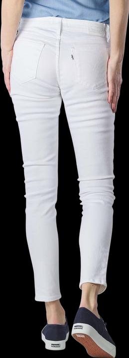Actual product image Levis 711 Jeans Skinny Fit soft clean white (24)
