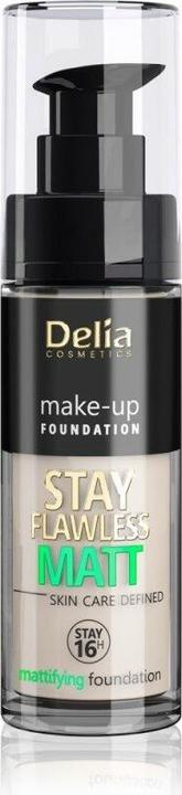 Delia Cosmetics Cosmetics Stay Flawless Mattifying Foundation 16H No. 403 Vanilla 30ml