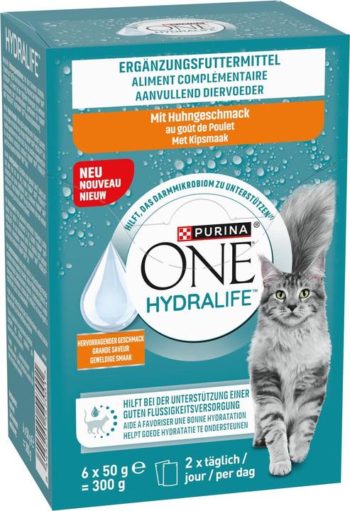 Produktbild Purina ONE Hydralife Huhn (Adult, 6 Stk., 300 g)