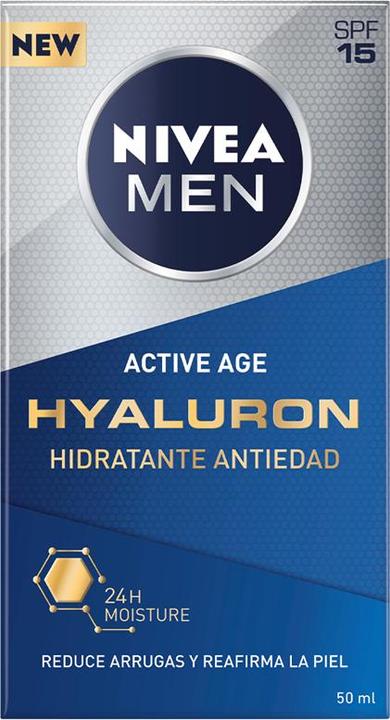 Actual product image NIVEA MEN Men Active Age Hyaluron (50 ml, Day cream, SPF 15)