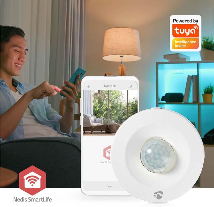 Immagine prodotto Nedis Sensore di movimento PIR intelligente | Zigbee | Batteria inclusa (5 m)