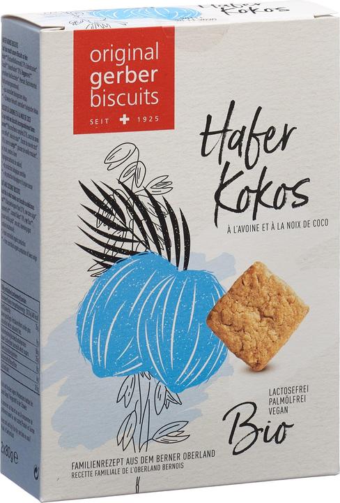 Actual product image Gerber Biscuits Oats Coconut Biscuits Organic (1 pcs., 160 g)