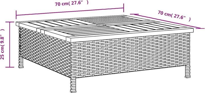 Produktbild VidaXL Verkleidung für Sonnenschirmständer Akazie