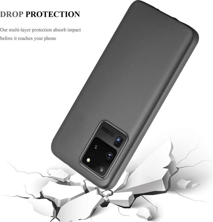 Actual product image Cadorabo TPU Matt Metallic Cover (Samsung Galaxy S20 Ultra)