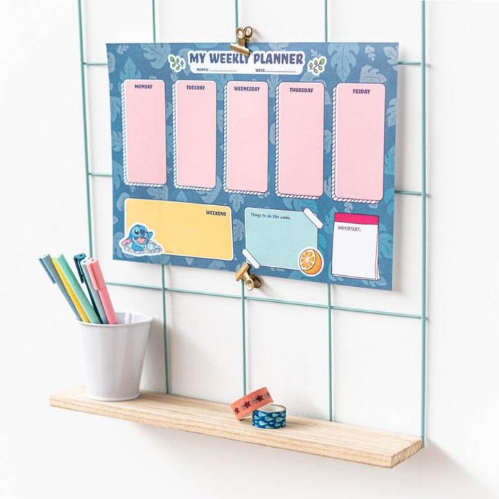 Immagine prodotto Disney Stitch - agenda settimanale 54 pagine A4 (A4, Tedesco)