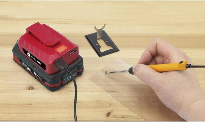 Actual product image Toolcraft Charging adapter for 20 V batteries (10 W)