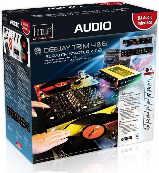 Actual product image Hercules DeeJay Trim 4 & 6 (USB)