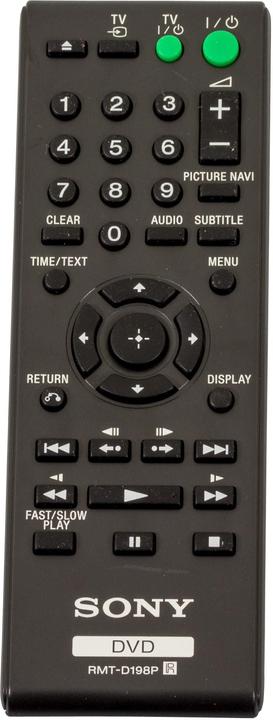 Sony RMT-D198P (Device-specific remote control)