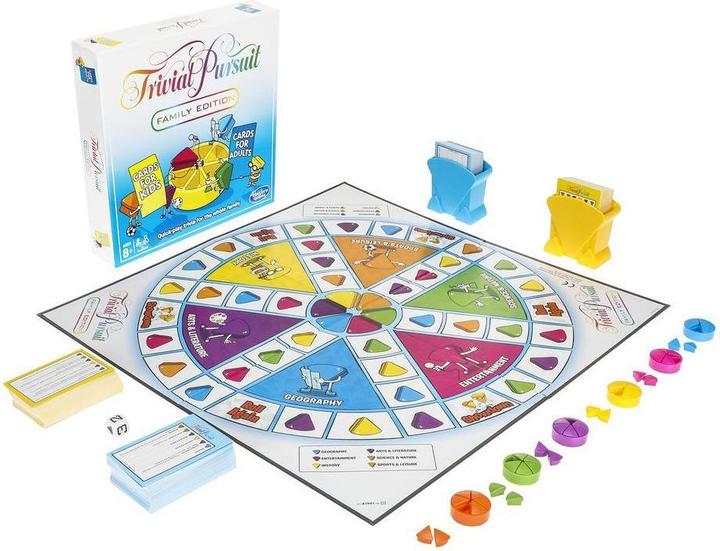 Produktbild Hasbro Gaming Trivial Pursuit Family Edition Brettspiel Trivia (Deutsch)