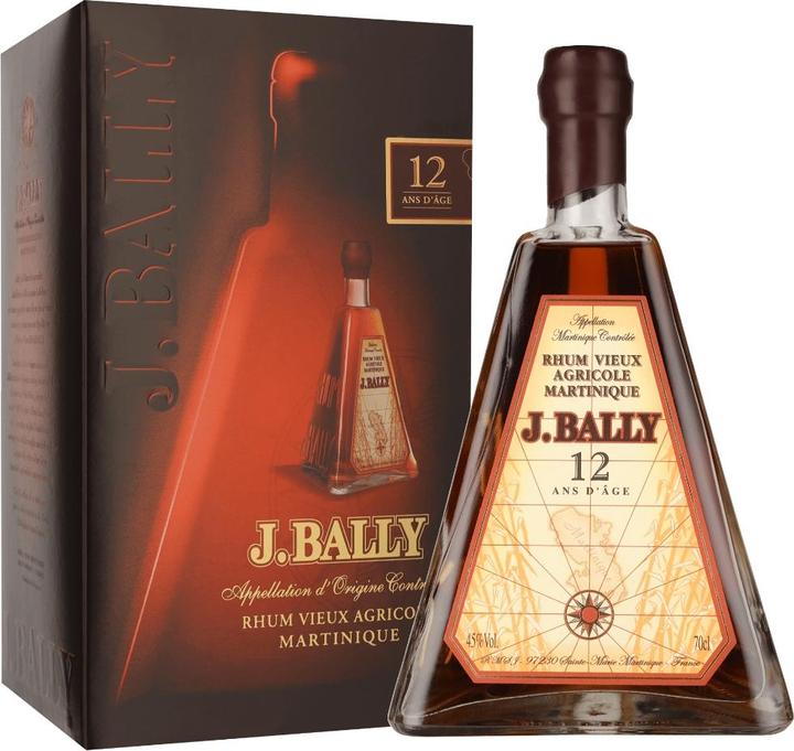 Actual product image Bally J. Rhum Vieux Agricole Martinique 12 Ans D'Âge 45% Vol. 0,7l in gift box