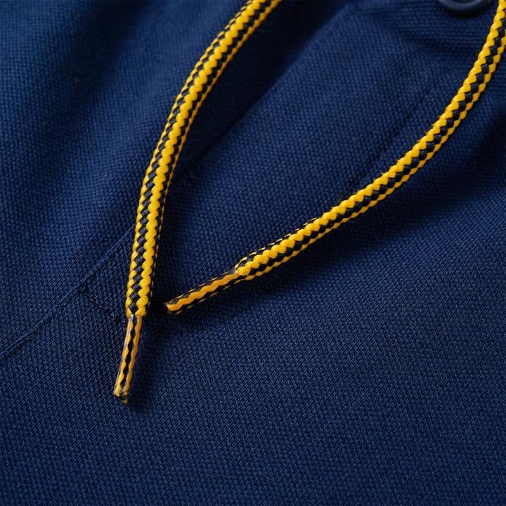 Actual product image VidaXL Children's trousers with drawstring navy blue 116,Material: 95 (116)