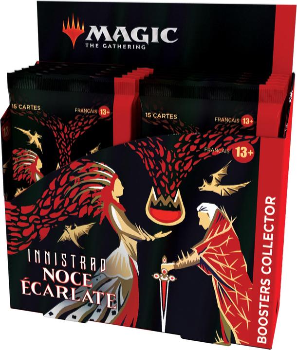Image du produit Magic the Gathering Innistrad : noce écarlate présentoir boosters collectors (12) *FRANCAIS* (Français, Pack de boosters)