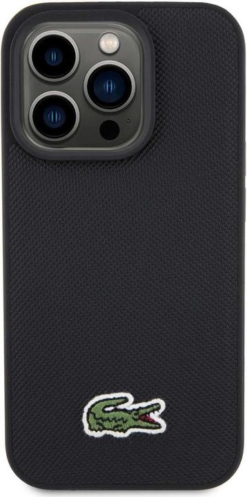 Produktbild Lacoste LCHMP15LPVCK iPhone 15 Pro 6.1" czarny/black hardcase Iconic Petit Pique MagSafe (Apple iPhone 15 Pro)