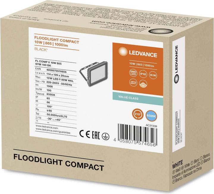 Image du produit Ledvance Projecteur à LED (1000 lm, IP65)
