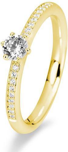 Breuning Verlobungsring Pavé (48, 585/14 K Gold)