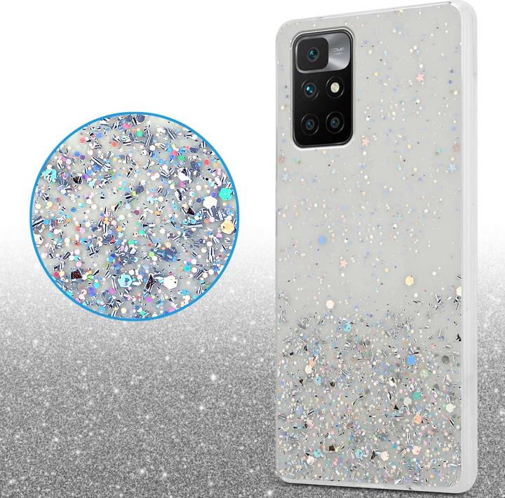 Actual product image Cadorabo TPU Cover with Glitter for Xiaomi RedMi 10 (Xiaomi Redmi 10)