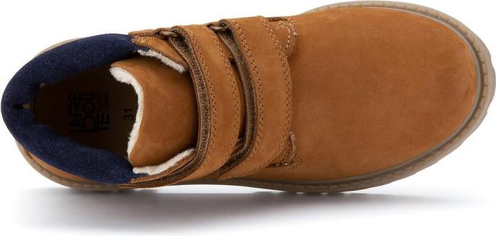 Immagine prodotto La Redoute Collections Stivali in pelle foderati con chiusura a velcro (38)
