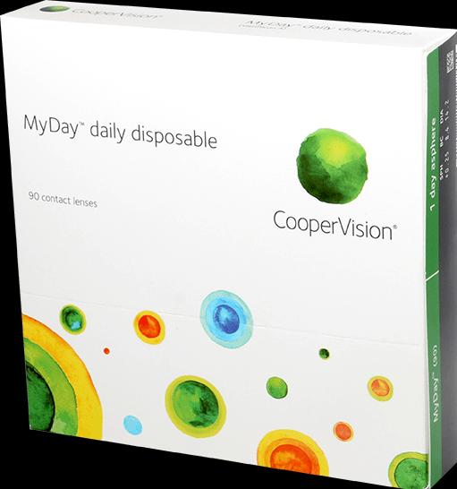 Actual product image MyDay daily disposable (-0.25, Daily lens, 90 Piece, Spherical)